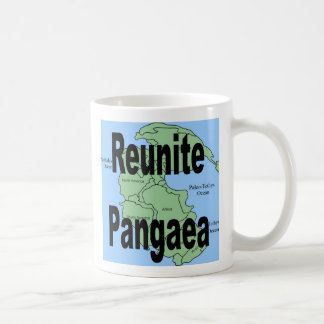 Une tasse de café amusante "Reunite Pangaea"