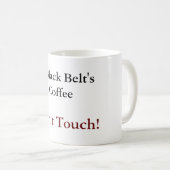 Une tasse de café de ceinture noire (Devant droit)