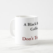 Une tasse de café de ceinture noire (Devant gauche)