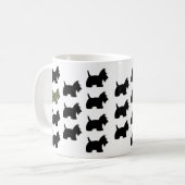 une tasse de chien de Scotty (Devant gauche)