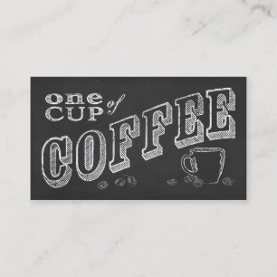 UNE TASSE DE COFFEE cartes perforantes en tableau