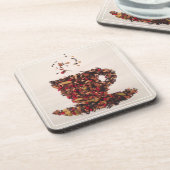 Une tasse de dessous de verre de thé (Côté gauche)