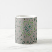 Une tasse de fleur verte (Centre)