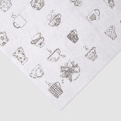 Une tasse de griffonnage de thé - papier de soie (Détail)