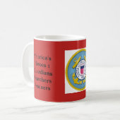 Une tasse de héros - honorer la garde côtière des (Devant gauche)