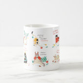 Une tasse de Noël au thème du chat (Centre)