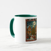 une tasse de peinture de Noël (Devant gauche)