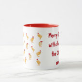 Une tasse de poulets de Joyeux Noël ! (Centre)