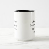 Une tasse de texte personnalisée pour un membre de (Centre)