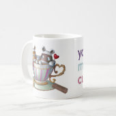 Une tasse de thé et une tranche de Bake® - ma (Devant gauche)