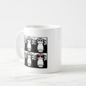 Une tasse drôle de singe frais (Devant gauche)