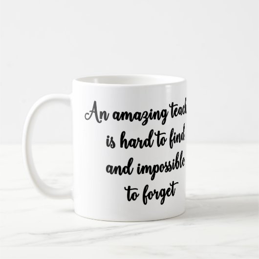 Une tasse extraordinaire de professeur (Gauche)