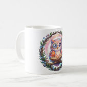 Une tasse funky de hibou érudit céleste ! (Devant gauche)
