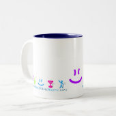 une tasse plus heureuse de l'icône 2-Sided (Devant gauche)