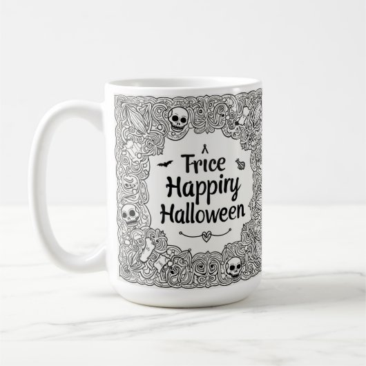 une tasse pour Halloween (Gauche)