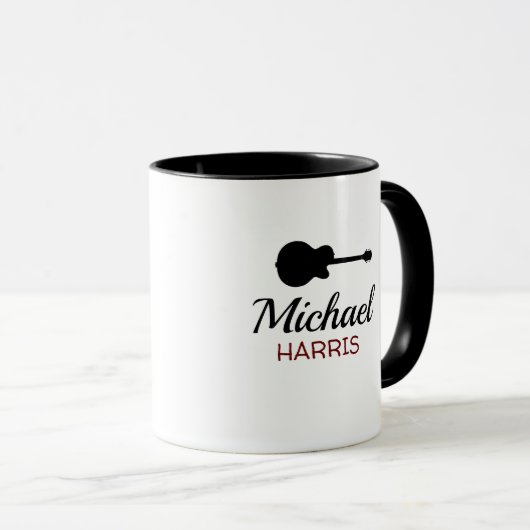 une tasse pour le guitariste (Devant droit)