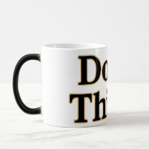 Une tasse pour l'esprit bruyant "Don't Thimk"