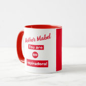 Une tasse pour mère en portugais (Devant gauche)