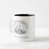 Une tasse pour mon bébé (amant c.-à-d.) (Devant gauche)