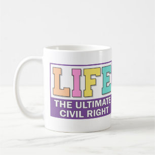 Une tasse pour partager vos convictions pro-vie.