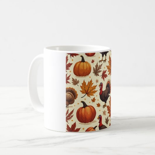 une tasse pour Thanksgiving (Devant gauche)