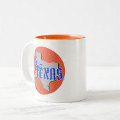 Une tasse pour votre boisson préférée au Texas. (Devant gauche)