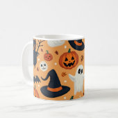 une tasse qui représente Halloween (Devant gauche)