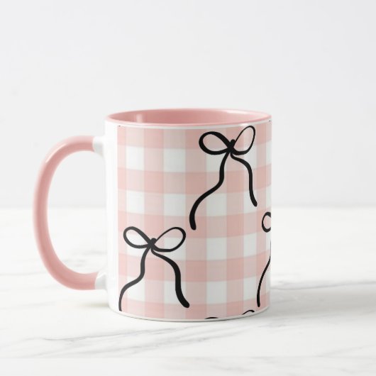 Une tasse rose mignonne (Gauche)