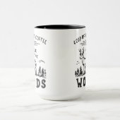 Une tasse un café chaud (Centre)