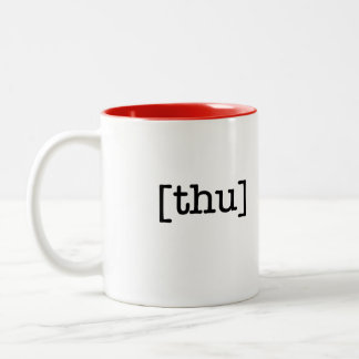 Une tasse une tasse de jeudi de jour