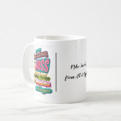 Une tasse véritablement grande de patron (Devant gauche)