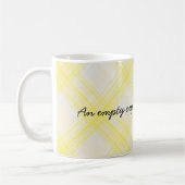 Une tasse vide... (Gauche)