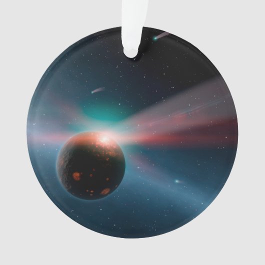 Une Tempête De Comètes Dans Le Système Eta Corvi. (devant)