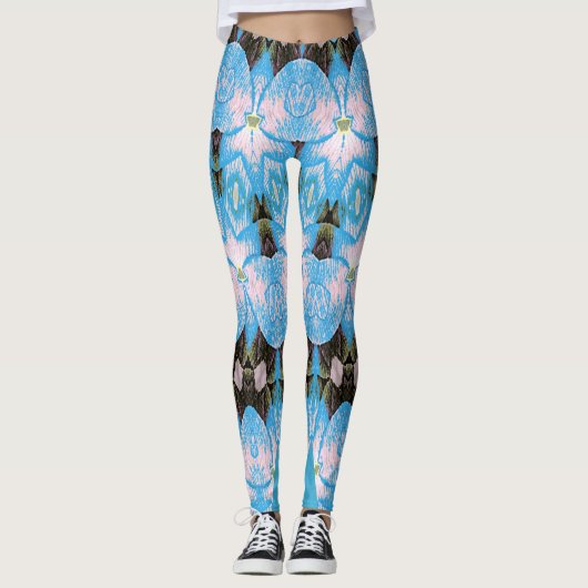 Une texture unique "Ratti_Creative_Arts" Leggings (Devant)