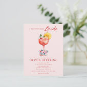Une Toast à la Mariée Invitation de Fête de Fiança (Debout devant)