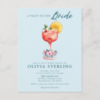 Une Toast à la Mariée Invitation de Réception de M