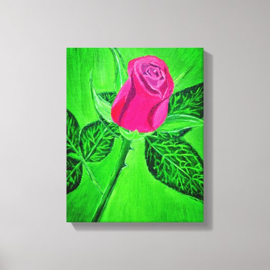 Une toile artistique rose (Recto)