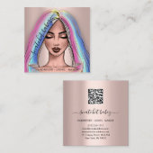 Une toile de créativité : Carte qui se brosse cont (Devant / Derrière)