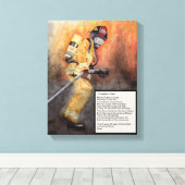 Une toile de prière de pompier (Insitu (Plancher de Bois))