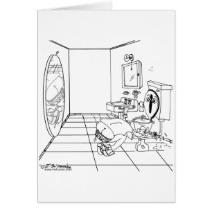 Une toilette embarrassée par une fente de bout