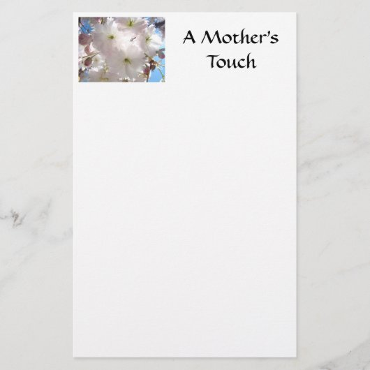 UNE TOUCHE DE MÈRE Papeterie FLEURS ROSES Printemp (Devant)