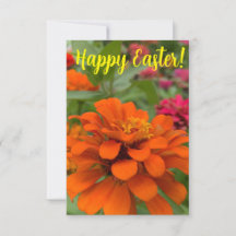 Une touche de Z Carte lumineuse "Pâques heureuse"