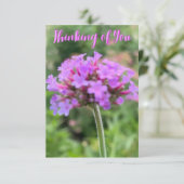 Une touche de Z "Pensez à vous" carte de gros plan (Debout devant)