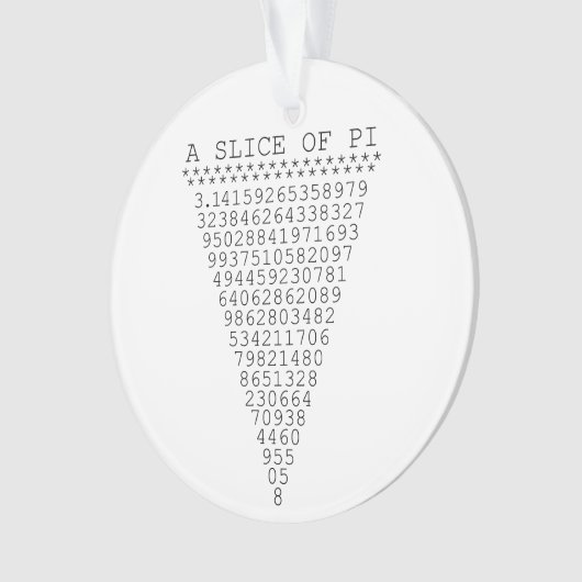 Une tranche de graphique de pi (devant)