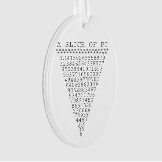 Une tranche de graphique de pi (devant)