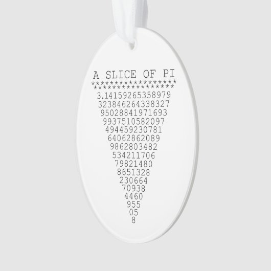 Une tranche de graphique de pi (devant)