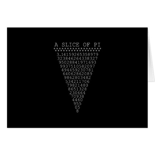 Une tranche de typographie de Pi (Devant horizontal)