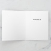 Une très grande carte de félicitations (Intérieur)