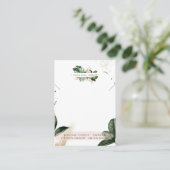 Une verdure estivale glamour | Carte d'affichage d (Debout devant)