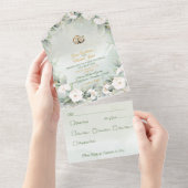 Une verdure gracieuse en un mariage Invitation (Déchirure)